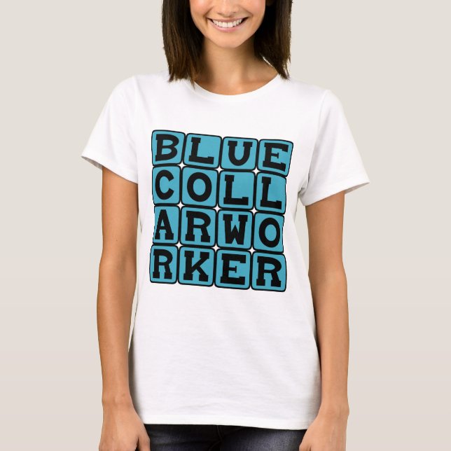 Blåbandsarbetare, Jordens salt T-shirt (Framsida)