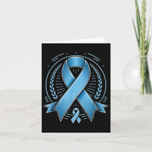 Blåbandsprostatacancer Awareness Survivor Kort