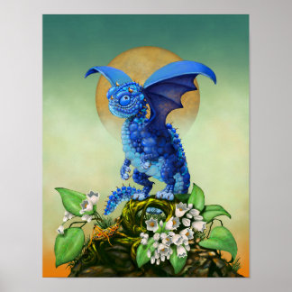 Blåbär 11x14 (4x6 och uppåt) poster