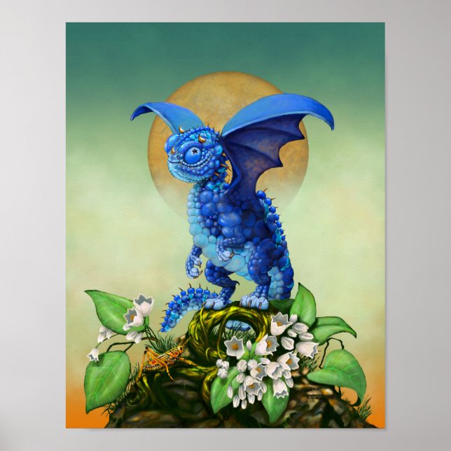 Blåbär 11x14 (4x6 och uppåt) poster (Framsidan)