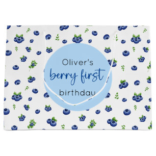 Blåbär 1:a födelsedag Berry Första stora gift-bloc