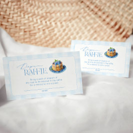 Blåbär Baby Brunch Diaper Raffle Biljett Tilläggskort