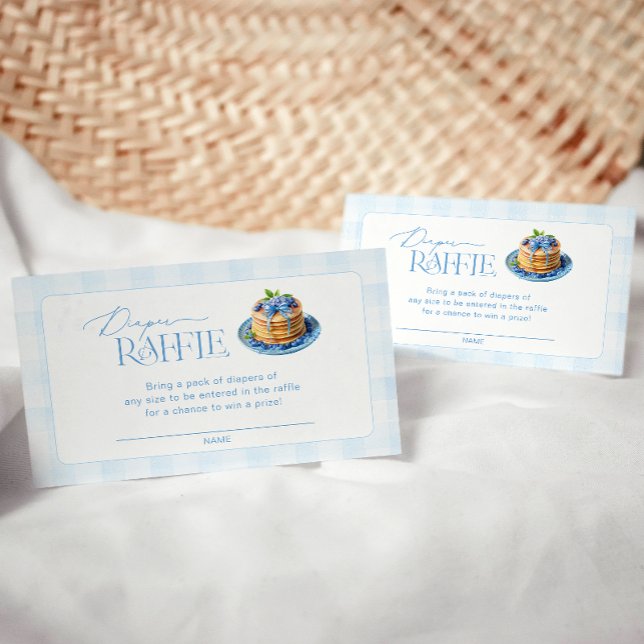 Blåbär Baby Brunch Diaper Raffle Biljett Tilläggskort (Skapare uppladdad)