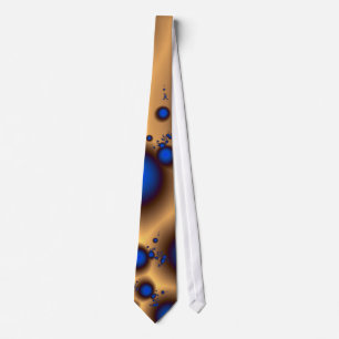 Blåbär Cute Abstrakt Fractal Art Slips
