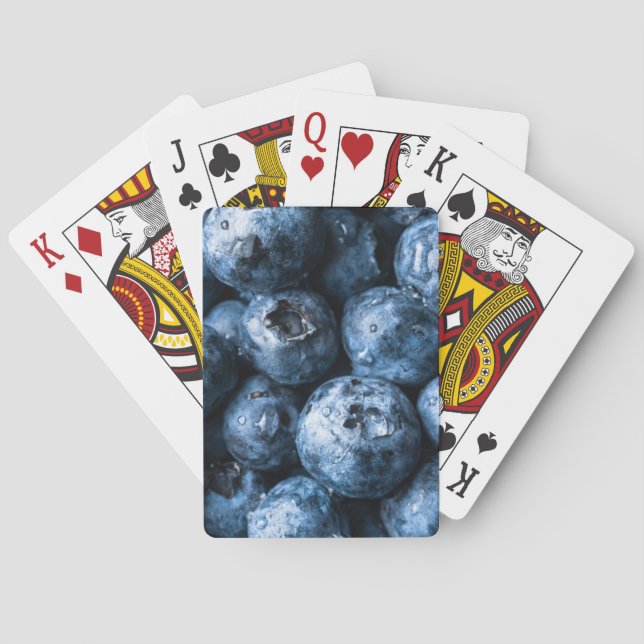 Blåbär Frukt Casinokort (Baksidan)