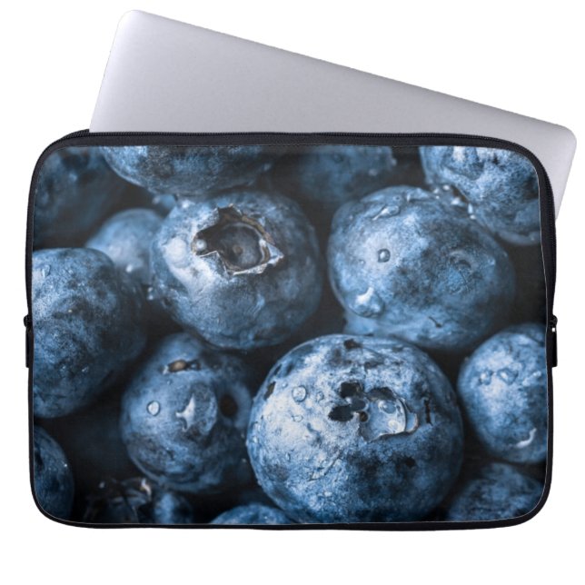 Blåbär Frukt Laptop Fodral (Framsidan)