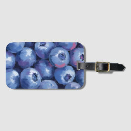 Blåbär | Frukt Vattenfärg Målad Bagagebricka