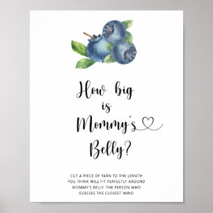 Blåbär - hur stor är mammans mage spel poster