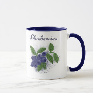 Blåbär - Kaffe Mugg - välj din frukt