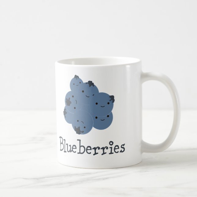 Blåbär Kaffemugg (Höger)
