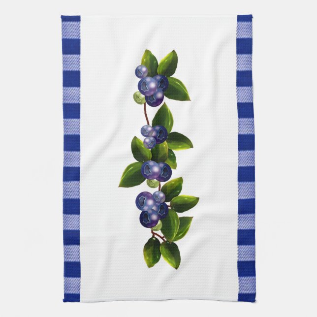 Blåbär Kitchen Towel Kökshandduk (Vertikal)