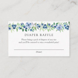 Blåbär Kortet Raffle-hölje Tilläggskort