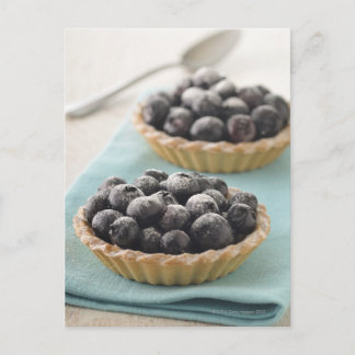 blåbär liten tart vykort