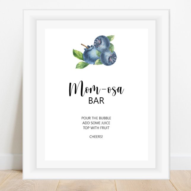 Blåbär \ Mom-osa bar Poster (Skapare uppladdad)