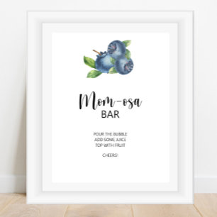 Blåbär \ Mom-osa bar Poster