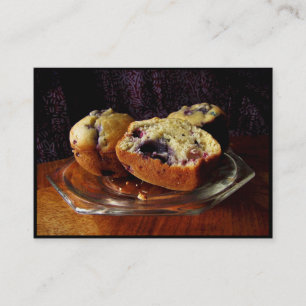 Blåbär Muffins ATC Visitkort