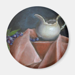 Blåbär och Cream Skörd Magnet