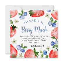 Blåbär och jordgubbar, Tack