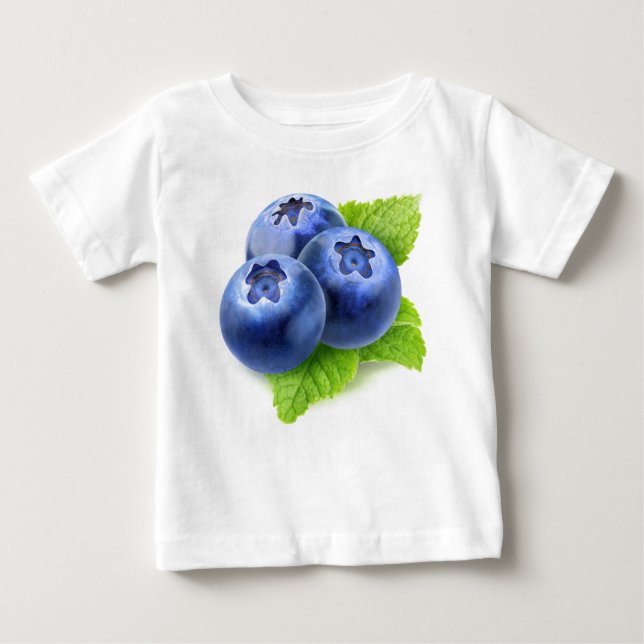 Blåbär och matt tee shirt (Framsida)