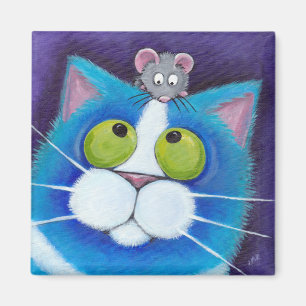 Blåbär och Mousey magnet för Wee