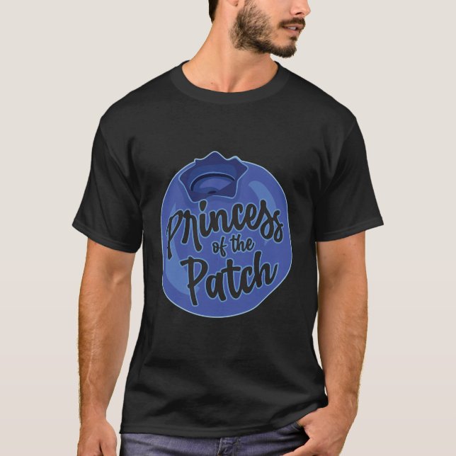 Blåbär Picking Princess of the Patch Cute T Shirt (Framsida)