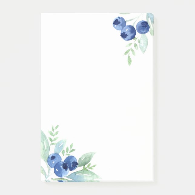 Blåbär Post-it Block (Framsida)