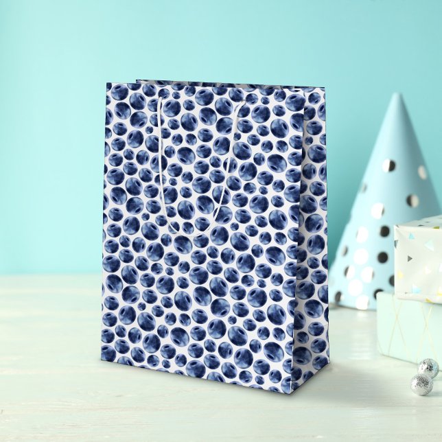 Blåbär Skriv ut Frukt Mönster (Blueberry Pattern Gift Bag)
