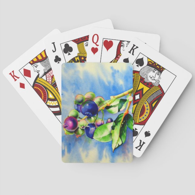 Blåbär Spelkort (Baksidan)