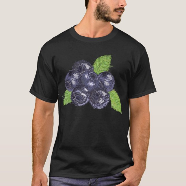 blåbär t-shirt (Framsida)