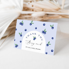 Blåbär Tack så mycket Kort
