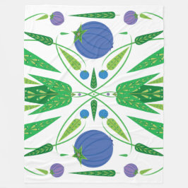 Blåbär Ull (3 storlekar) Fleecefilt