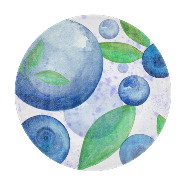 Blåbär, vattenfärgsbär (Framsidan)