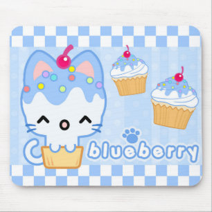 Blåbärmuffinkattunge Mousepad Musmatta