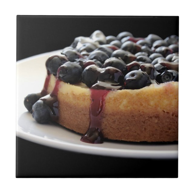 blåbärostkaka belägger med tegel kakelplatta (Framsidan)