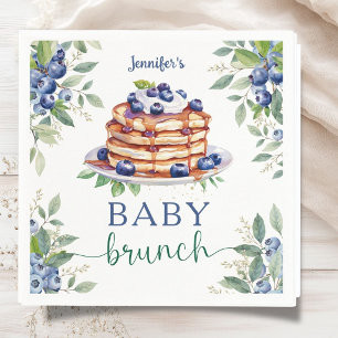 Blåbärs Baby Brunch Pojke Babyfirande Pappersservett