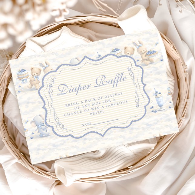 Blåbärs Kanin Teddy Toalett Blöja Lotteri Tilläggskort (Skapare uppladdad)