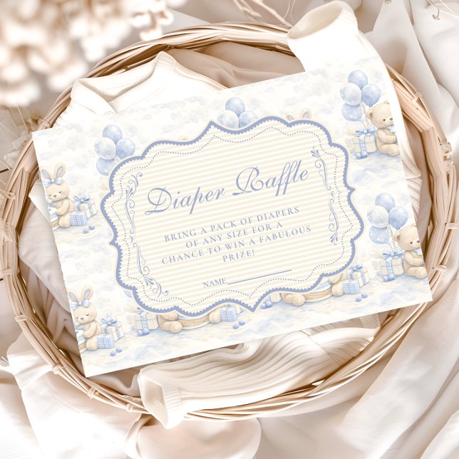 Blåbärs Nalle Toalettblöja Lotteri Tilläggskort (Skapare uppladdad)