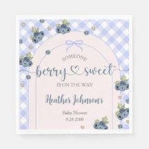 Blåbärs söta lilla pojke Baby Shower