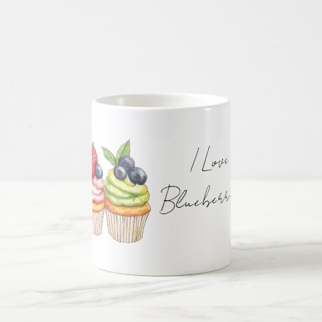Blåbärsentusiast Kaffemugg (Center)