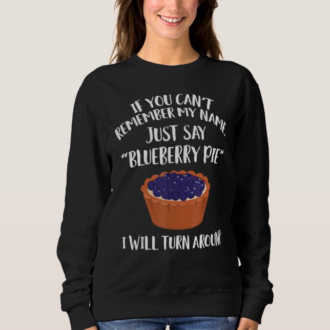 Blåbärspaj Kläder Pajer Design T Shirt (Framsida)