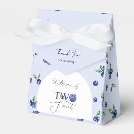 Blåbärspojke Två sötbär födelsedagsfest Presentaskar