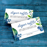 Blåbärsstölder Diaper Raffle Tilläggskort<br><div class="desc">Det här blåbärsskabinen för babykläder är en perfekt för varje blåbärsdusch. Det här papperskorgen har vattenfärgade blåbär och grönt för en bästdusch!</div>