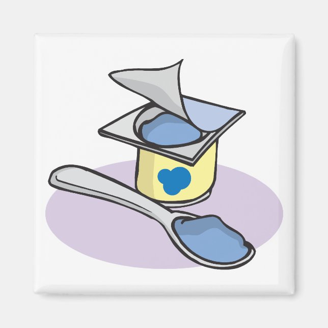 blåbärsyoghurt magnet (Framsidan)
