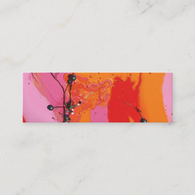 "Blåbärträd ", Mini Visitkort (Framsida)