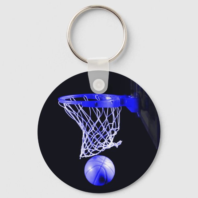 Blåbasketangentkedjor Nyckelring (Framsida)