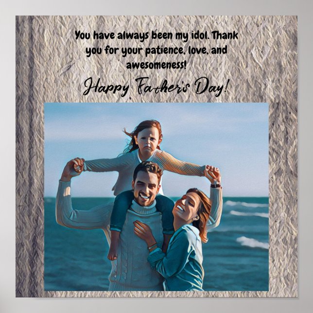 Blåbästa farfar någonsin poster (Framsidan)