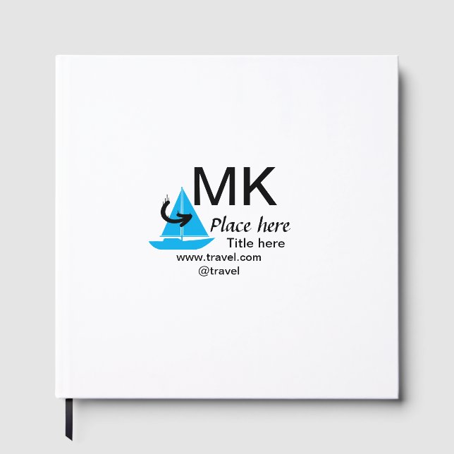 Blåbåt, svart pil resande agent blogg webbplats t gästböcker (Framsida)