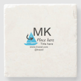 Blåbåt, svart pil resande agent blogg webbplats t stenunderlägg