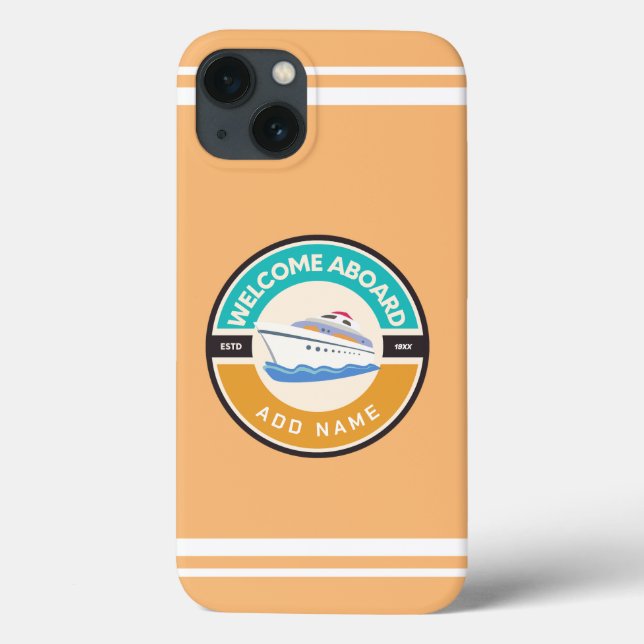 Blåbåtshamn för klubb av marinbåten Namn för sjöma (Baksida)