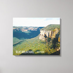 Blåberg i Govetts Leap Australia Canvastryck
